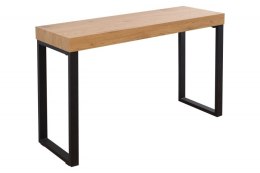 INVICTA biurko OAK 120 dąb - fornirowany MDF, nogi metalowe