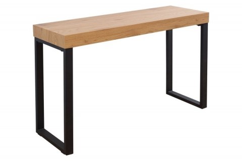 INVICTA biurko OAK 120 dąb - fornirowany MDF, nogi metalowe INVICTA biurko OAK 120 dąb - fornirowany MDF, nogi metalowe