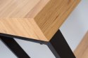 INVICTA biurko OAK 120 dąb - fornirowany MDF, nogi metalowe INVICTA biurko OAK 120 dąb - fornirowany MDF, nogi metalowe