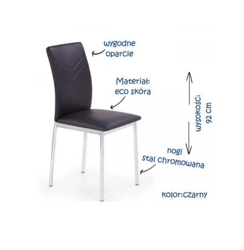 Halmar K137 krzesło czarny Halmar K137 krzesło czarny