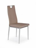 Halmar K202 krzesło Cappuccino ekoskóra/metal Halmar K202 krzesło Cappuccino ekoskóra/metal