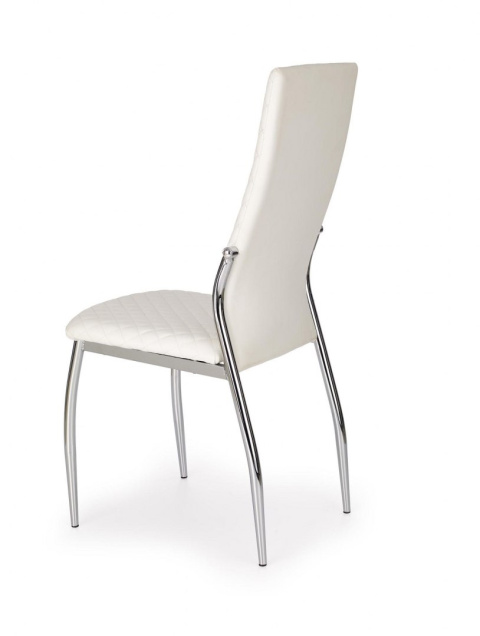 Halmar K238 krzesło białe ekoskóra / stal chromowana Halmar K238 krzesło białe ekoskóra / stal chromowana