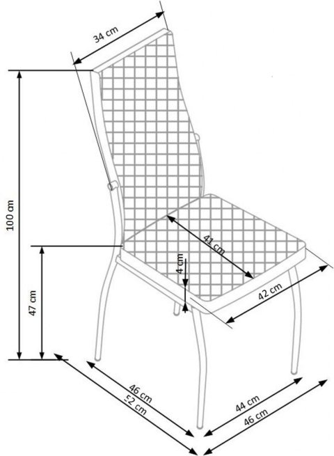 Halmar K238 krzesło białe ekoskóra / stal chromowana Halmar K238 krzesło białe ekoskóra / stal chromowana