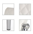 Halmar K238 krzesło białe ekoskóra / stal chromowana Halmar K238 krzesło białe ekoskóra / stal chromowana