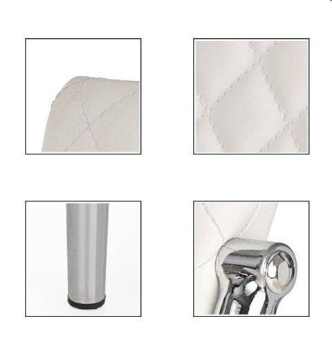 Halmar K238 krzesło białe ekoskóra / stal chromowana Halmar K238 krzesło białe ekoskóra / stal chromowana