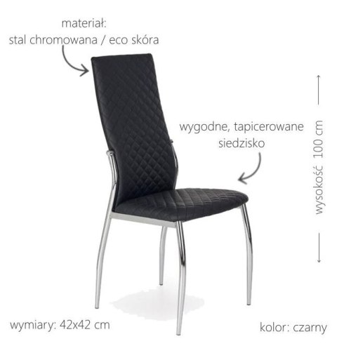 Halmar K238 krzesło czarne Halmar K238 krzesło czarne
