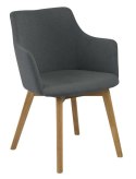 ACTONA Krzesło Bella Anthracite Oak ACTONA Krzesło Bella Anthracite Oak