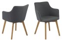 ACTONA Krzesło Bella Anthracite Oak ACTONA Krzesło Bella Anthracite Oak