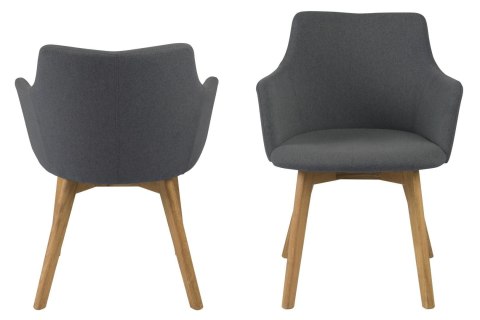 ACTONA Krzesło Bella Anthracite Oak ACTONA Krzesło Bella Anthracite Oak