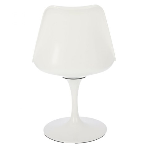 D2.DESIGN Krzesło Tul białe/czerwona poduszka D2.DESIGN Krzesło Tul białe/czerwona poduszka