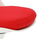 D2.DESIGN Krzesło Tul białe/czerwona poduszka D2.DESIGN Krzesło Tul białe/czerwona poduszka