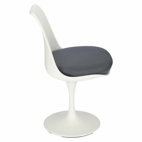 D2.DESIGN Krzesło Tul białe/szara poduszka D2.DESIGN Krzesło Tul białe/szara poduszka