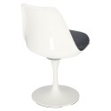 D2.DESIGN Krzesło Tul białe/szara poduszka D2.DESIGN Krzesło Tul białe/szara poduszka