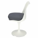 D2.DESIGN Krzesło Tul białe/szara poduszka D2.DESIGN Krzesło Tul białe/szara poduszka