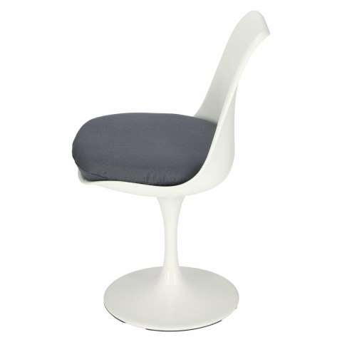 D2.DESIGN Krzesło Tul białe/szara poduszka D2.DESIGN Krzesło Tul białe/szara poduszka