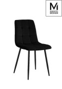 KRZESŁO PIKOWANE CARLO TAPICERKA WELUR - CZARNA nogi metal Modesto Design MODESTO KRZESŁO PIKOWANE CARLO TAPICERKA WELUR - CZARNA nogi metal Modesto Design MODESTO