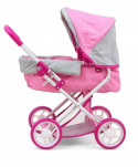 Milly Mally Wózek dla lalek Alice Prestige Pink Różowy, składany Milly Mally Wózek dla lalek Alice Prestige Pink Różowy, składany