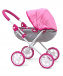 WÓZEK DLA LALEK GŁĘBOKI Dori Prestige Pink Milly Mally RÓŻOWY Szary SKŁADANY wygląda jak prawdziwy wózek dziecięcy 3 LATA+ WÓZEK DLA LALEK GŁĘBOKI Dori Prestige Pink Milly Mally RÓŻOWY Szary SKŁADANY wygląda jak prawdziwy wózek dziecięcy 3 LATA+