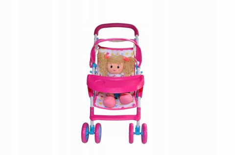 WÓZEK DLA LALEK SPACERÓWKA Kate Candy RÓŻOWY Milly Mally SKŁADANY NA PŁASKO BUDKA TACKA PASY KOSZ NA AKCESORIA WÓZEK DLA LALEK SPACERÓWKA Kate Candy RÓŻOWY Milly Mally SKŁADANY NA PŁASKO BUDKA TACKA PASY KOSZ NA AKCESORIA