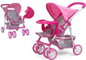WÓZEK DLA LALEK SPACERÓWKA Kate Prestige Pink Milly Mally RÓŻOWY SKŁADANY pasy SIATKA NA AKCESORIA 3 lata+ WÓZEK DLA LALEK SPACERÓWKA Kate Prestige Pink Milly Mally RÓŻOWY SKŁADANY pasy SIATKA NA AKCESORIA 3 lata+