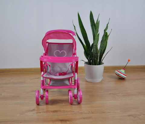 WÓZEK DLA LALEK SPACERÓWKA Kate Prestige Pink Milly Mally RÓŻOWY SKŁADANY pasy SIATKA NA AKCESORIA 3 lata+ WÓZEK DLA LALEK SPACERÓWKA Kate Prestige Pink Milly Mally RÓŻOWY SKŁADANY pasy SIATKA NA AKCESORIA 3 lata+