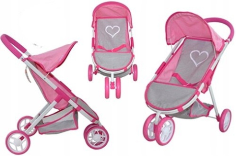 Milly Mally Wózek dla lalek Susie Prestige Pink Różowy trójkołowy przypomina prawdziwy wózek pasy kosz na akcesoria budka składa Milly Mally Wózek dla lalek Susie Prestige Pink Różowy trójkołowy przypomina prawdziwy wózek pasy kosz na akcesoria budka składa