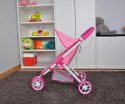 Milly Mally Wózek dla lalek Susie Prestige Pink Różowy trójkołowy przypomina prawdziwy wózek pasy kosz na akcesoria budka składa Milly Mally Wózek dla lalek Susie Prestige Pink Różowy trójkołowy przypomina prawdziwy wózek pasy kosz na akcesoria budka składa
