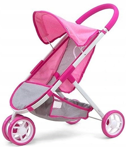 Milly Mally Wózek dla lalek Susie Prestige Pink Różowy trójkołowy przypomina prawdziwy wózek pasy kosz na akcesoria budka składa Milly Mally Wózek dla lalek Susie Prestige Pink Różowy trójkołowy przypomina prawdziwy wózek pasy kosz na akcesoria budka składa