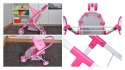Milly Mally Wózek dla lalek Susie Prestige Pink Różowy trójkołowy przypomina prawdziwy wózek pasy kosz na akcesoria budka składa Milly Mally Wózek dla lalek Susie Prestige Pink Różowy trójkołowy przypomina prawdziwy wózek pasy kosz na akcesoria budka składa