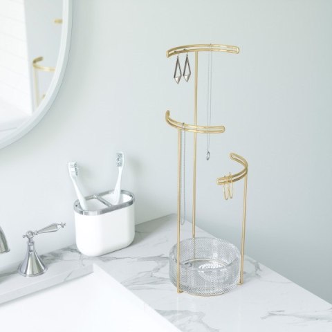 Umbra b.v. Organizer biżuterii Tesora Glass złoty Umbra b.v. Organizer biżuterii Tesora Glass złoty