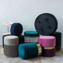 Intesi Pufa Delice Velvet L niebieska Intesi Pufa Delice Velvet L niebieska