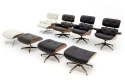 King Home Fotel LOUNGE VA PREMIUM SZEROKI czarny obrotowy z podnóżkiem sklejka orzech skóra naturalna polerowana stal nierdzewna King Home Fotel LOUNGE VA PREMIUM SZEROKI czarny obrotowy z podnóżkiem sklejka orzech skóra naturalna polerowana stal nierdzewna
