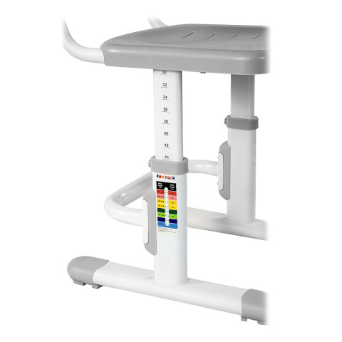 Fun Desk Lavoro Grey BIURKO+KRZESŁO regulowane SZARE Fun Desk Lavoro Grey BIURKO+KRZESŁO regulowane SZARE