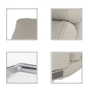 Halmar K230 krzesło Jasny Popiel/Chrom ekoskóra+metal Halmar K230 krzesło Jasny Popiel/Chrom ekoskóra+metal