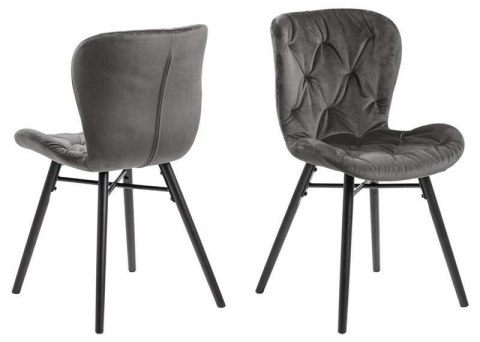 Krzesło BATILDA VIC fabric dark grey 28 Krzesło BATILDA VIC fabric dark grey 28