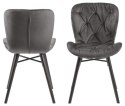 Krzesło BATILDA VIC fabric dark grey 28 Krzesło BATILDA VIC fabric dark grey 28