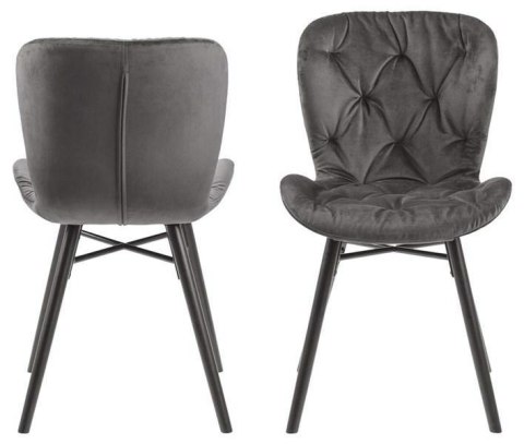 Krzesło BATILDA VIC fabric dark grey 28 Krzesło BATILDA VIC fabric dark grey 28