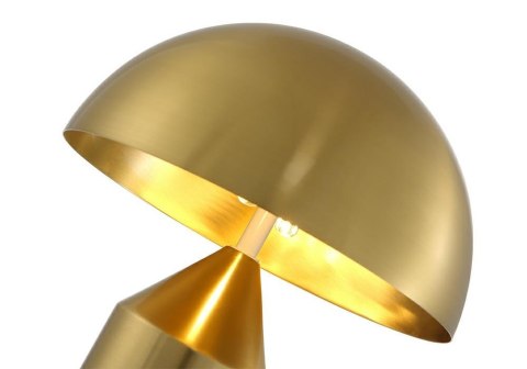 King Home Lampa biurkowa stołowa nocna FUNGO złota - mosiądz metalowa 2xG9 King Home Lampa biurkowa stołowa nocna FUNGO złota - mosiądz metalowa 2xG9