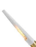 Lampa wisząca APOLLO 2 biała - szczotkowane złoto