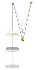 Lampa wisząca ARTE MOVE biała - aluminium, metal Lampa wisząca ARTE MOVE biała - aluminium, metal