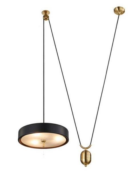 Lampa wisząca ARTE MOVE czarna - aluminium, metal Lampa wisząca ARTE MOVE czarna - aluminium, metal