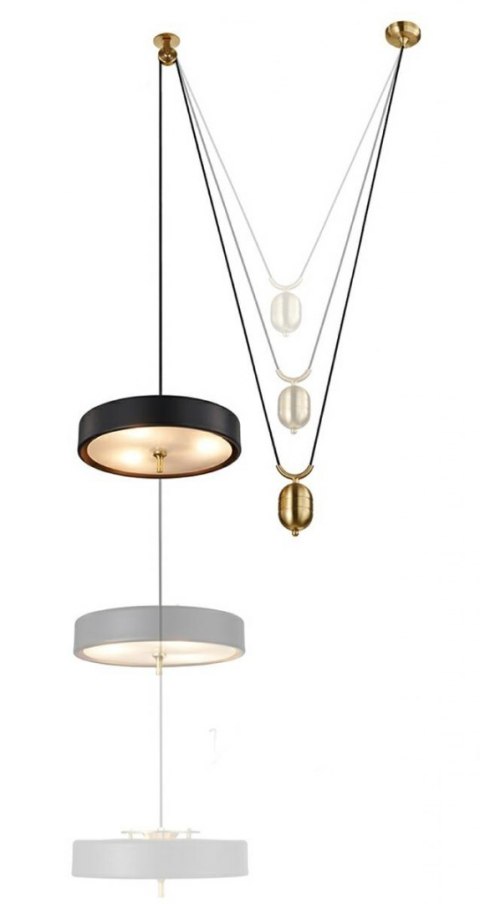 Lampa wisząca ARTE MOVE czarna - aluminium, metal Lampa wisząca ARTE MOVE czarna - aluminium, metal