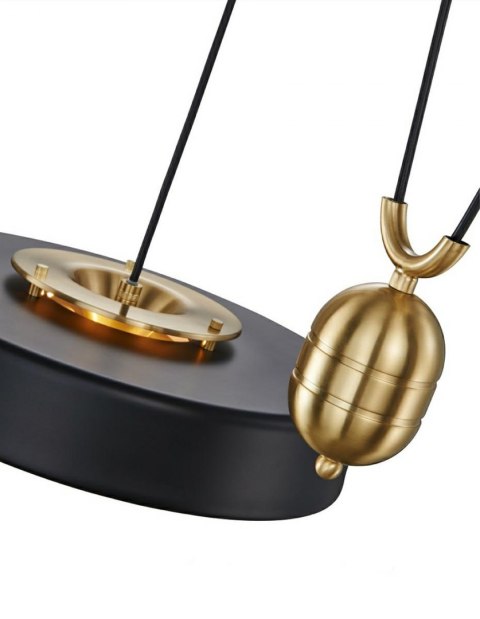 Lampa wisząca ARTE MOVE czarna - aluminium, metal Lampa wisząca ARTE MOVE czarna - aluminium, metal