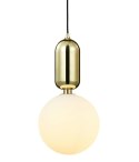 Lampa wisząca BOY M złota - szkło, metal Lampa wisząca BOY M złota - szkło, metal