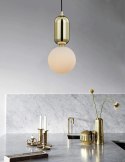 Lampa wisząca BOY M złota - szkło, metal Lampa wisząca BOY M złota - szkło, metal