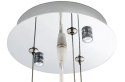 King Home Lampa wisząca ELEGANTE 60 biała włókno szklane osłona szkło mleczne E27 King Home Lampa wisząca ELEGANTE 60 biała włókno szklane osłona szkło mleczne E27