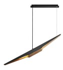 Lampa wisząca FENIX czarno - złota - aluminium Lampa wisząca FENIX czarno - złota - aluminium