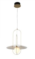 LAMPA WISZĄCA LED FUENTE mosiądz - metal szkło KING HOME LAMPA WISZĄCA LED FUENTE mosiądz - metal szkło KING HOME