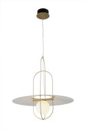 LAMPA WISZĄCA LED FUENTE mosiądz - metal szkło KING HOME LAMPA WISZĄCA LED FUENTE mosiądz - metal szkło KING HOME