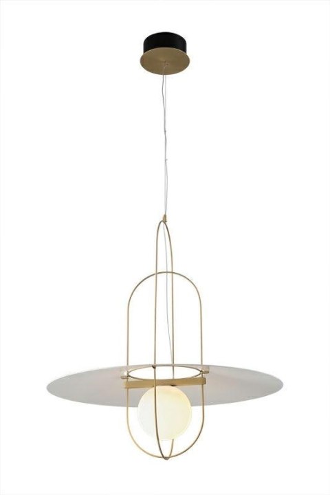 LAMPA WISZĄCA LED FUENTE mosiądz - metal szkło KING HOME LAMPA WISZĄCA LED FUENTE mosiądz - metal szkło KING HOME
